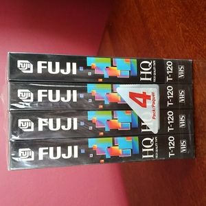 Factory Sealed Fuji VHS Blank Tapes